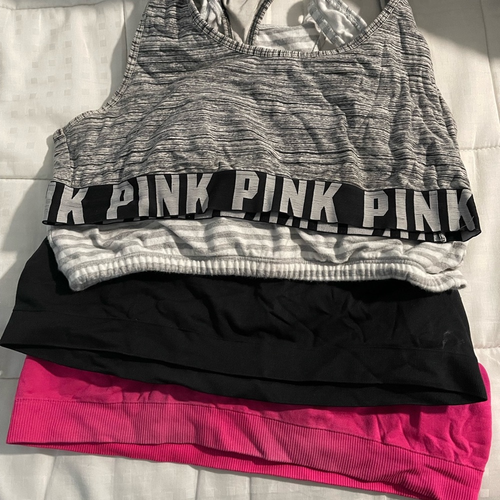 4 unlined sports bras